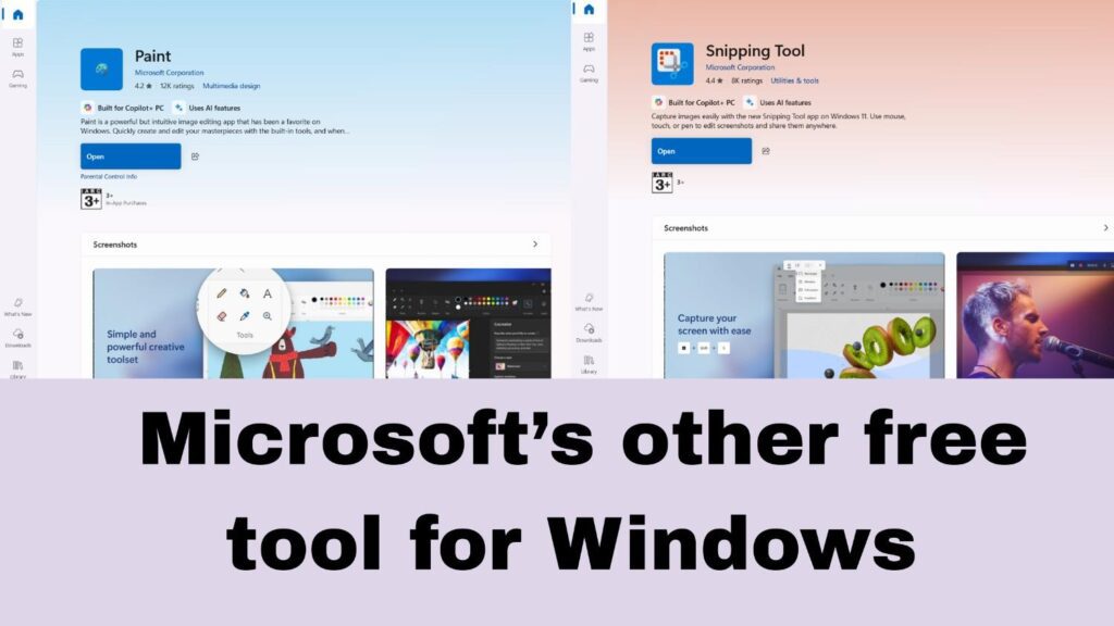 Microsoft adds free tool for Windows