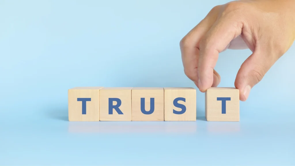 building trust from content marketing