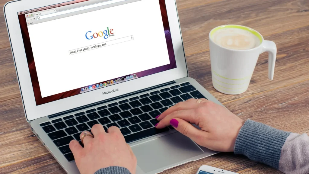 website visible on google